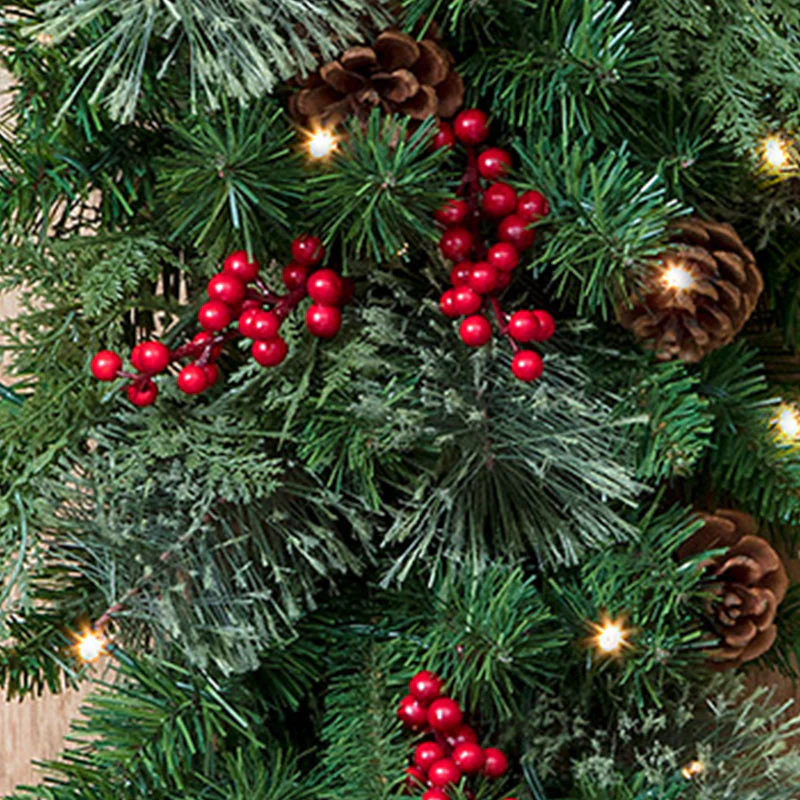 3 Foot Classic Pre-lit Christmas Swag - Image 3