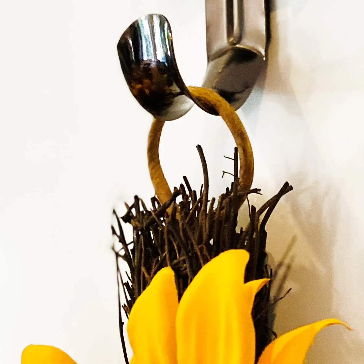 32 Inch Fall Sunflower Artificial Swag - Image 5