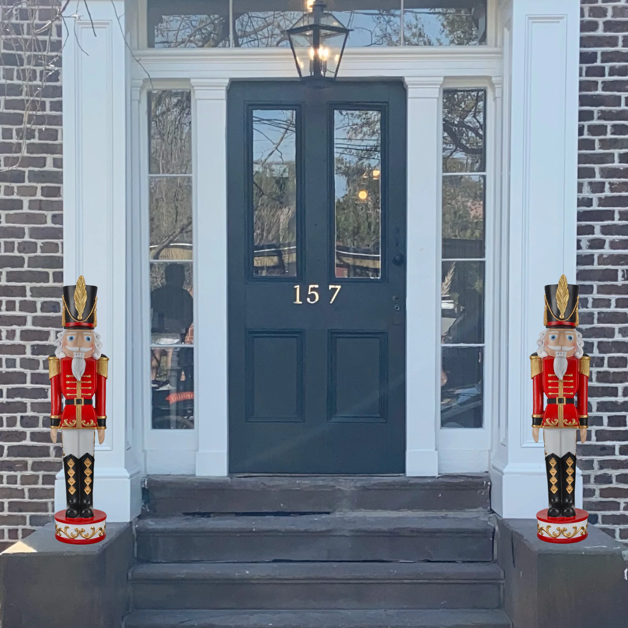 37 Inch Christmas Nutcracker Red/Black - Image 5
