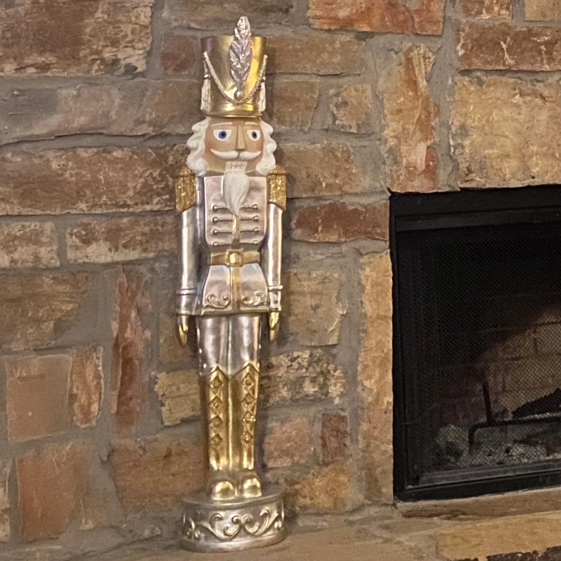 Gold and Silver Christmas Nutcracker (2 Sizes Available) - Image 6