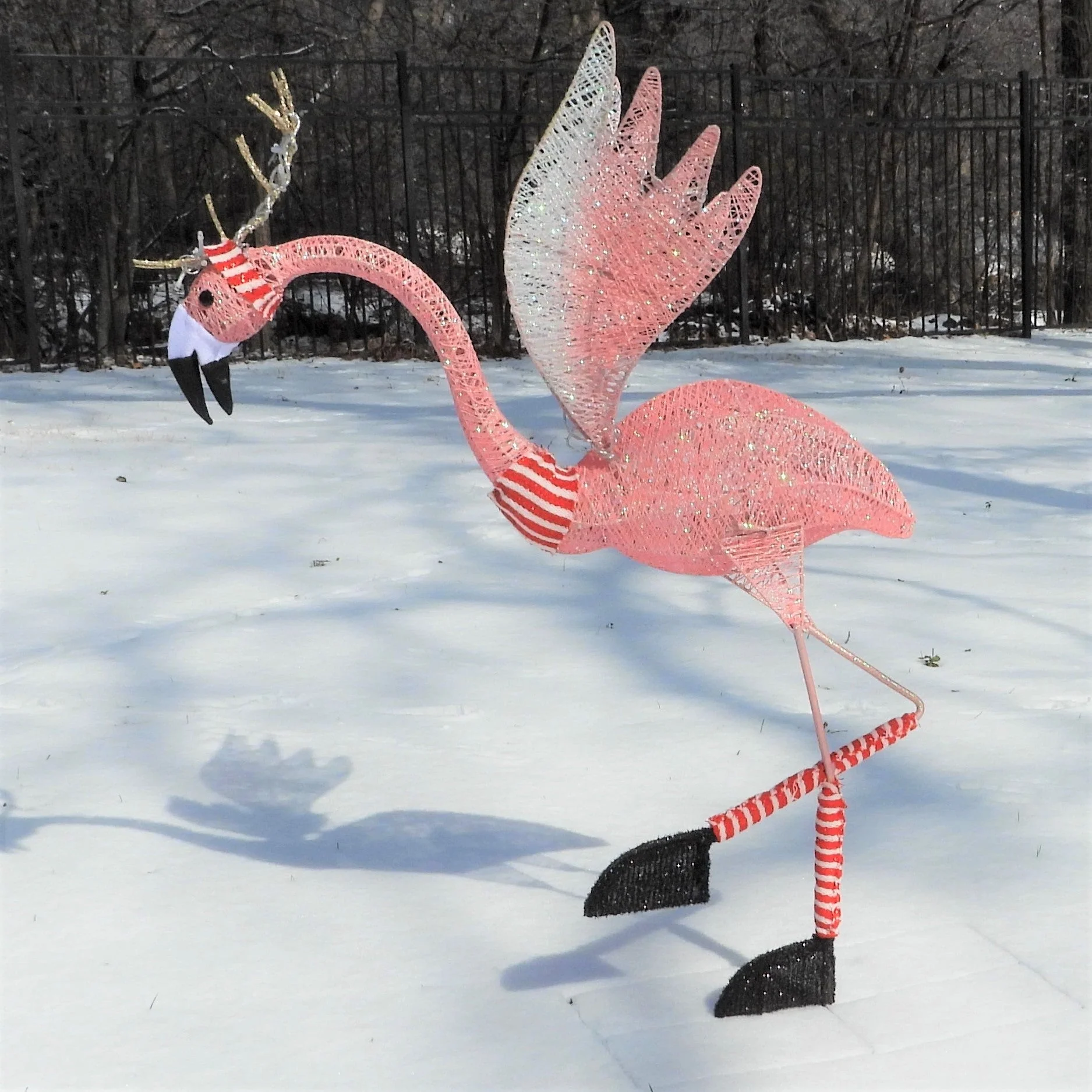 42 Inch Reindeer Flamingo - Image 3