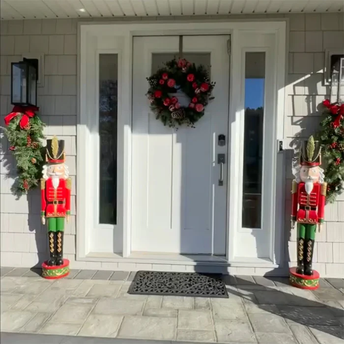 48 Inch Tall Classic Red/Green Christmas Nutcracker - Image 4