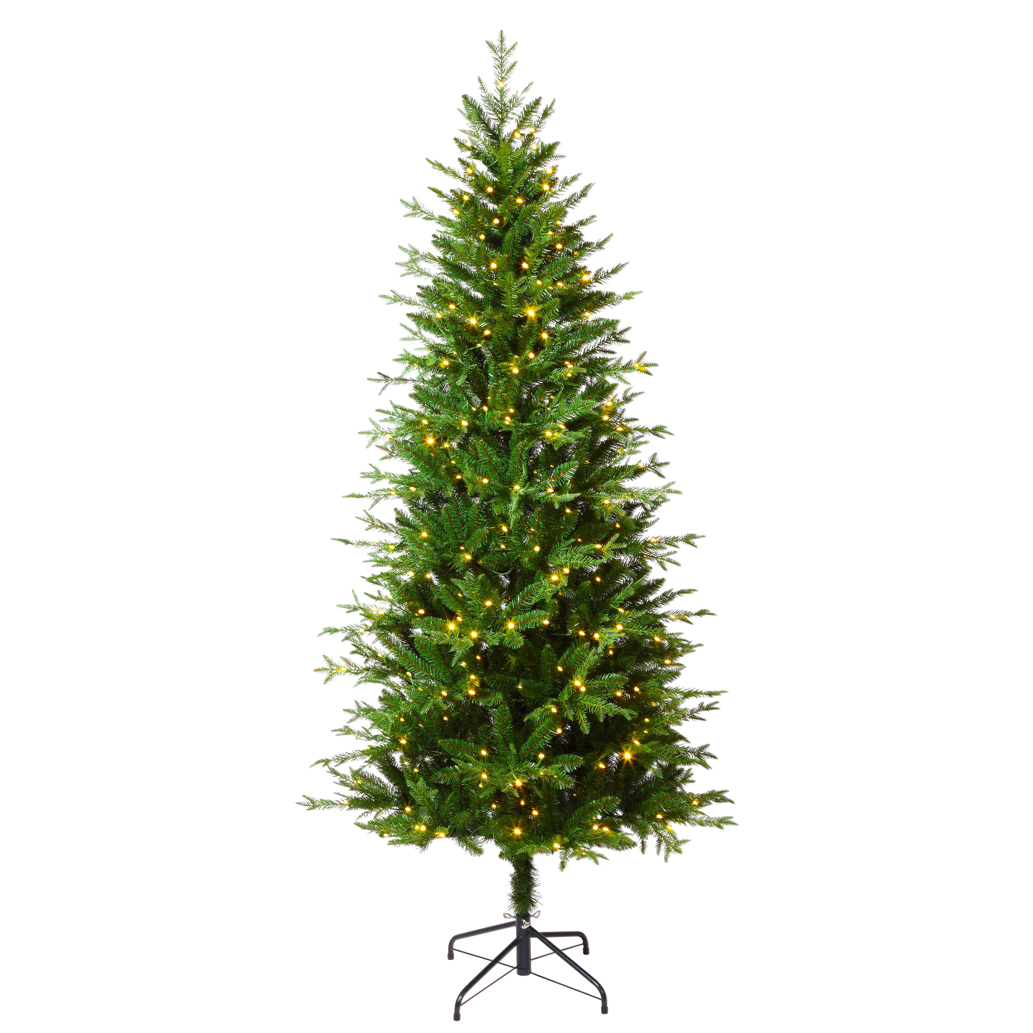 6.5 Foot Slim Asheville Fir with 8-Function Color Changing LED Lights - Image 9