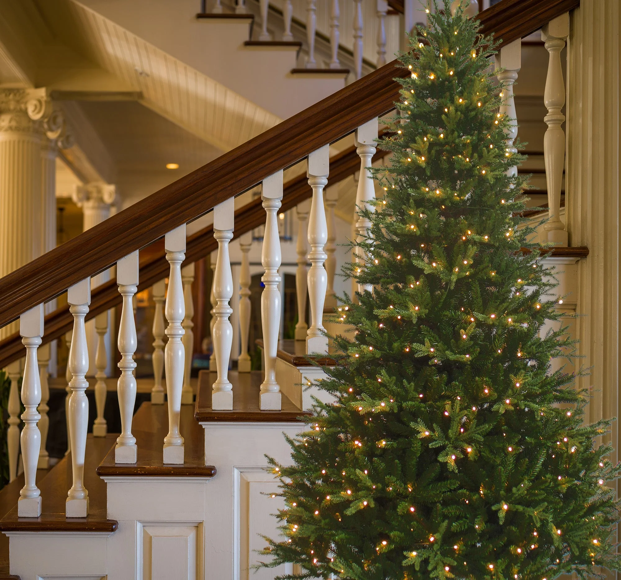 7.5  Foot New Haven Fraser Fir Pre-Lit Artificial Christmas Tree - Image 4