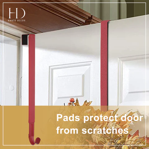 Adapt Adjustable Length Wreath Hanger - 2 Pack Red - Image 6