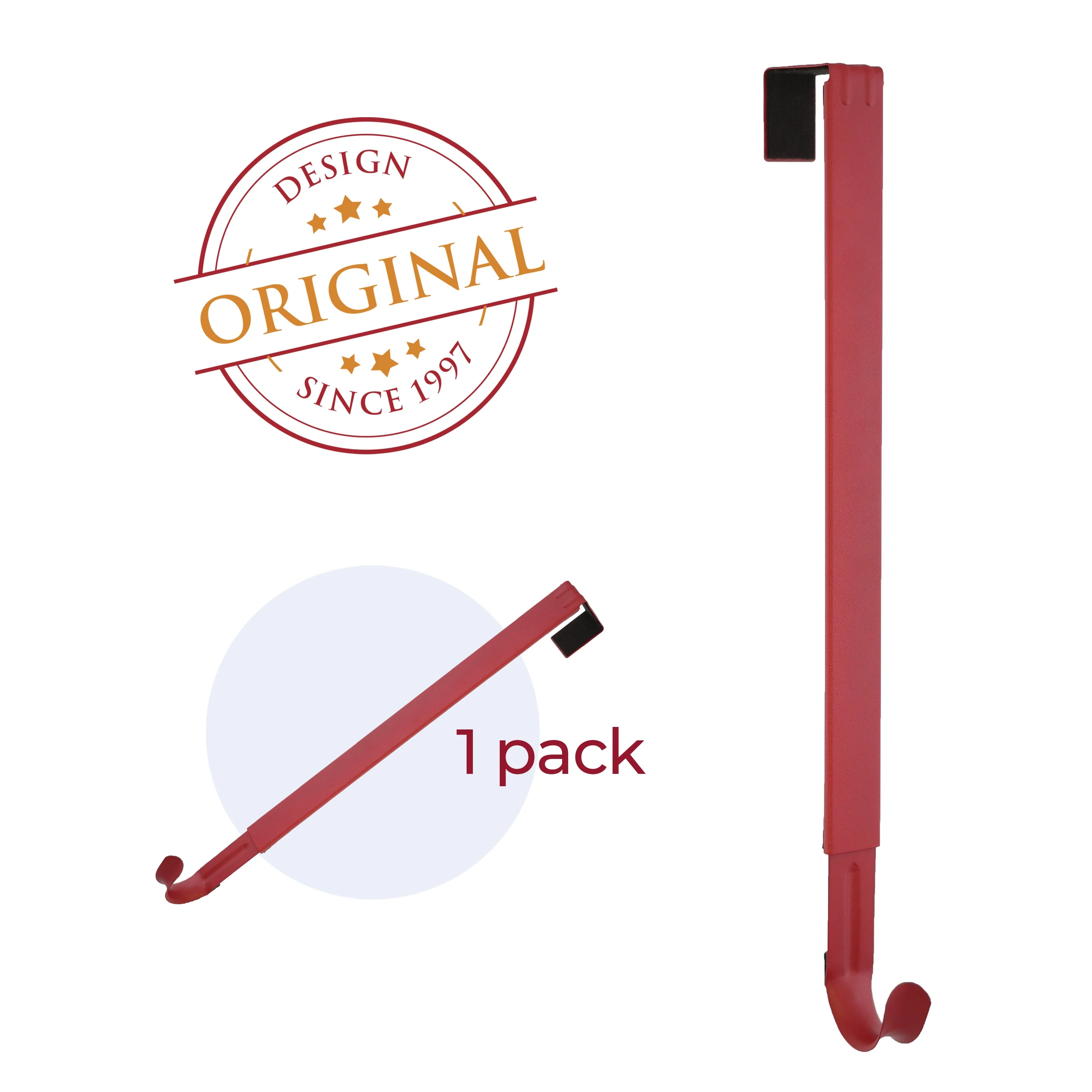 Adapt Adjustable Length Wreath Hanger - Red - Image 9