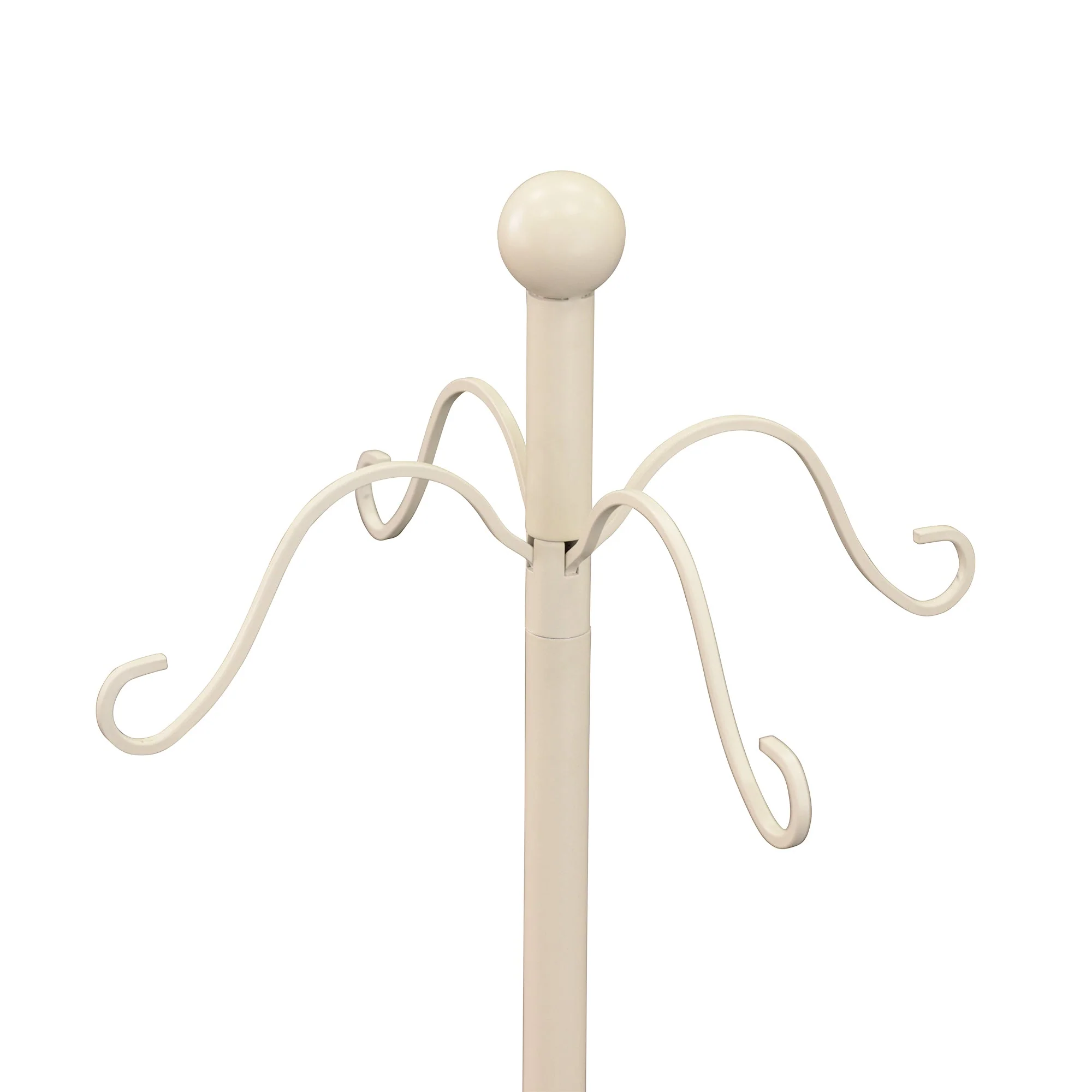 Adapt Adjustable Christmas Stocking Tree Stand - Black or Ivory White - Up to 8 Hooks - Image 3