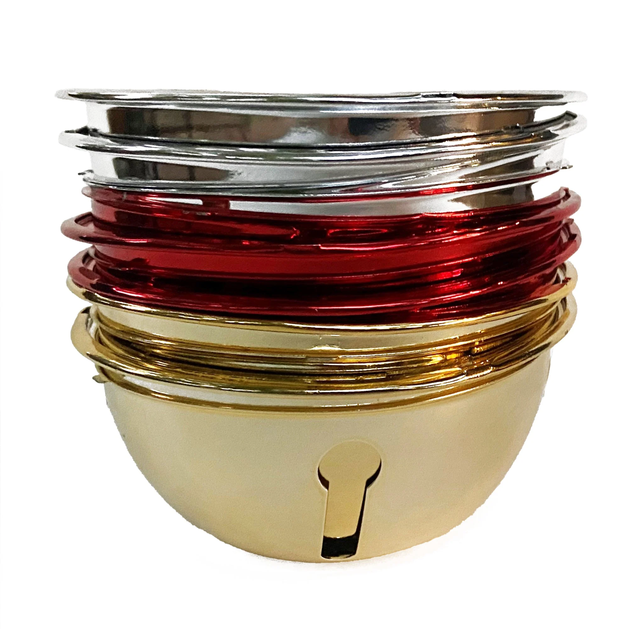 Adapt Nesting Jingle Bells 120 mm (4.7 inch) - Gold, Silver, Red - Image 18