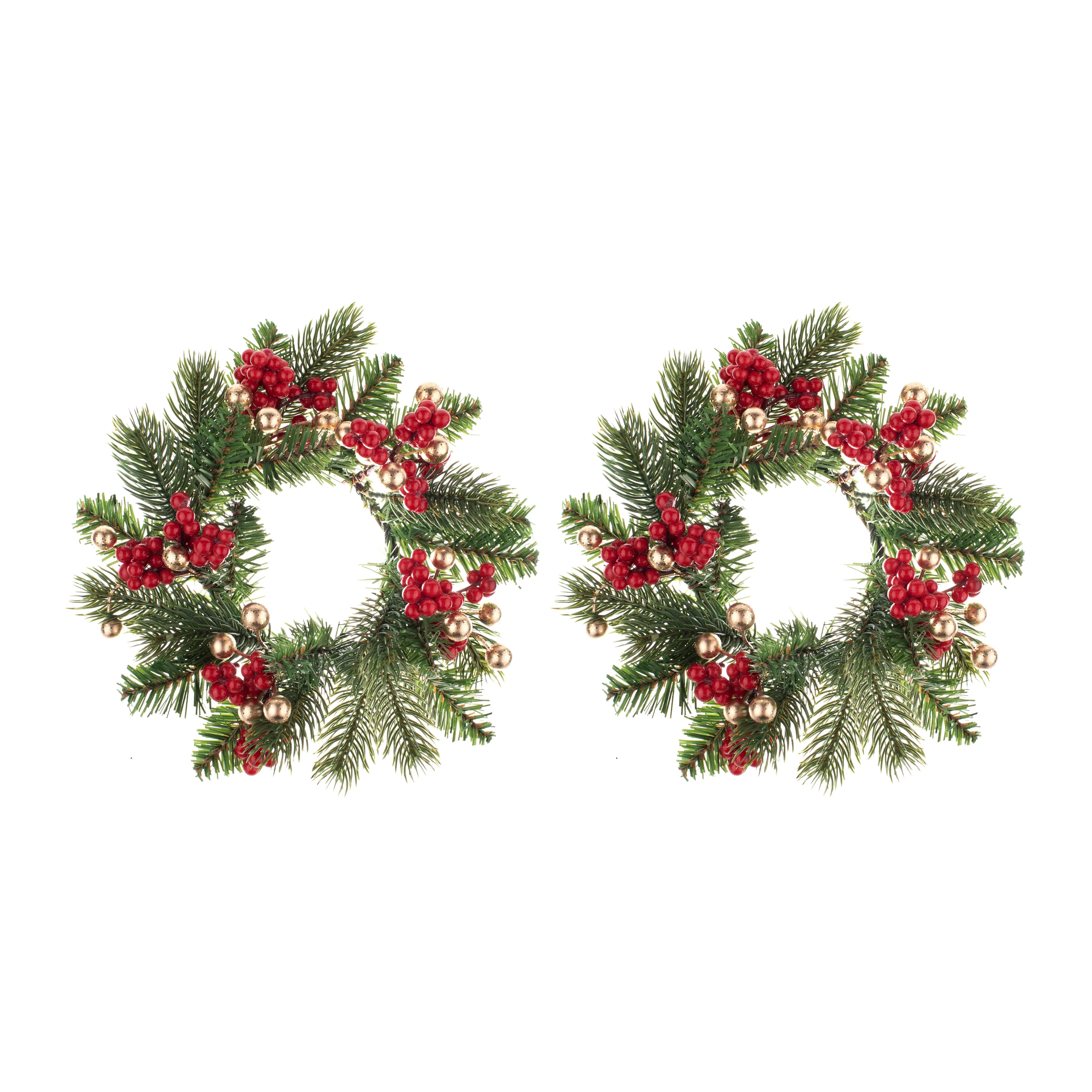 Adjustable Candle Ring / Mini Wreath, 2 Pack - 5 Styles to Choose From - Image 8