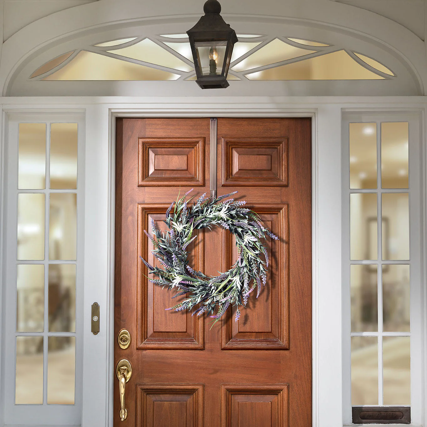 Adjustable Wreath Hanger, Oil-Rubbed Bronze 2-PACK 10 lb capacity - Image 2