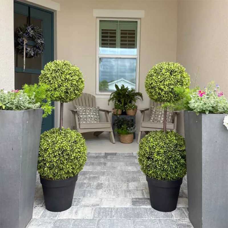 Artificial Adjustable Boxwood Topiary - Made from 100% Recycled Plastic - Image 14