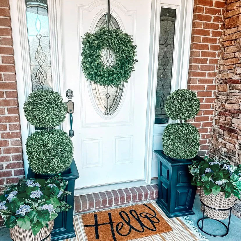 Artificial Adjustable Boxwood Topiary - Made from 100% Recycled Plastic - Image 4