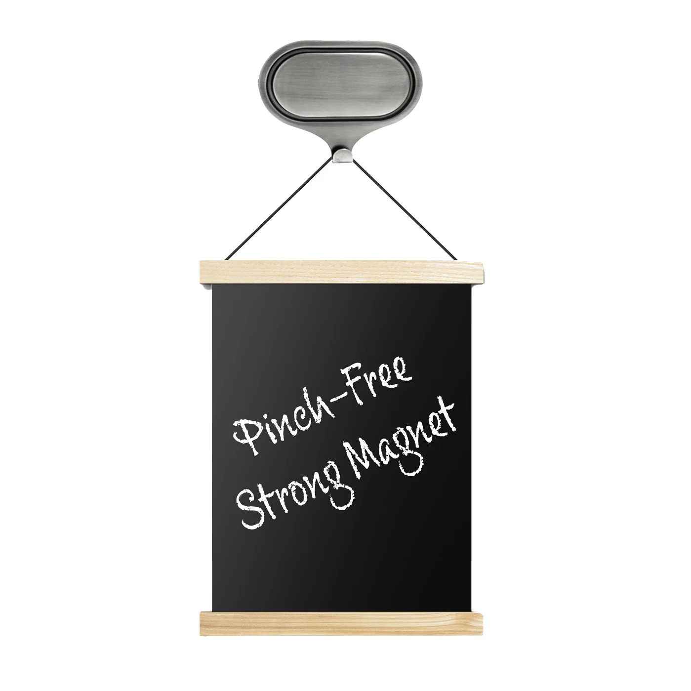 Attract Dual Magnetic Wreath Hanger - 2 Pack - Brushed Nickel - Image 3
