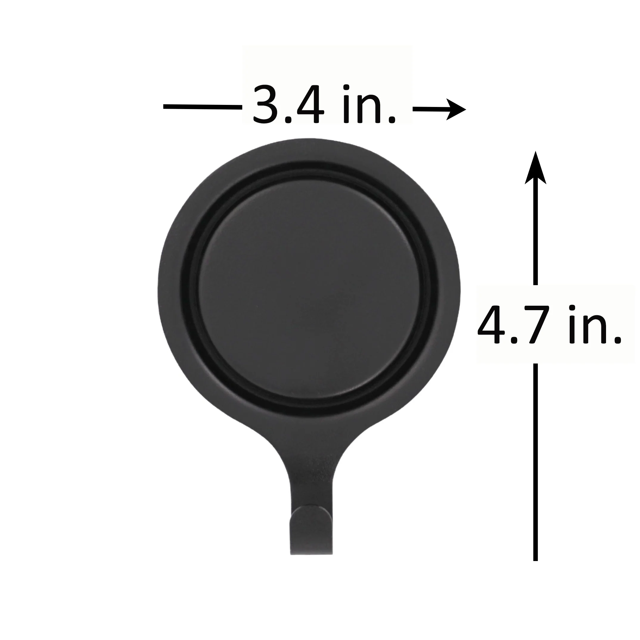 Attract Pinch-Free Magnetic Wreath Hanger - Matte Black 1 Pack - Image 6