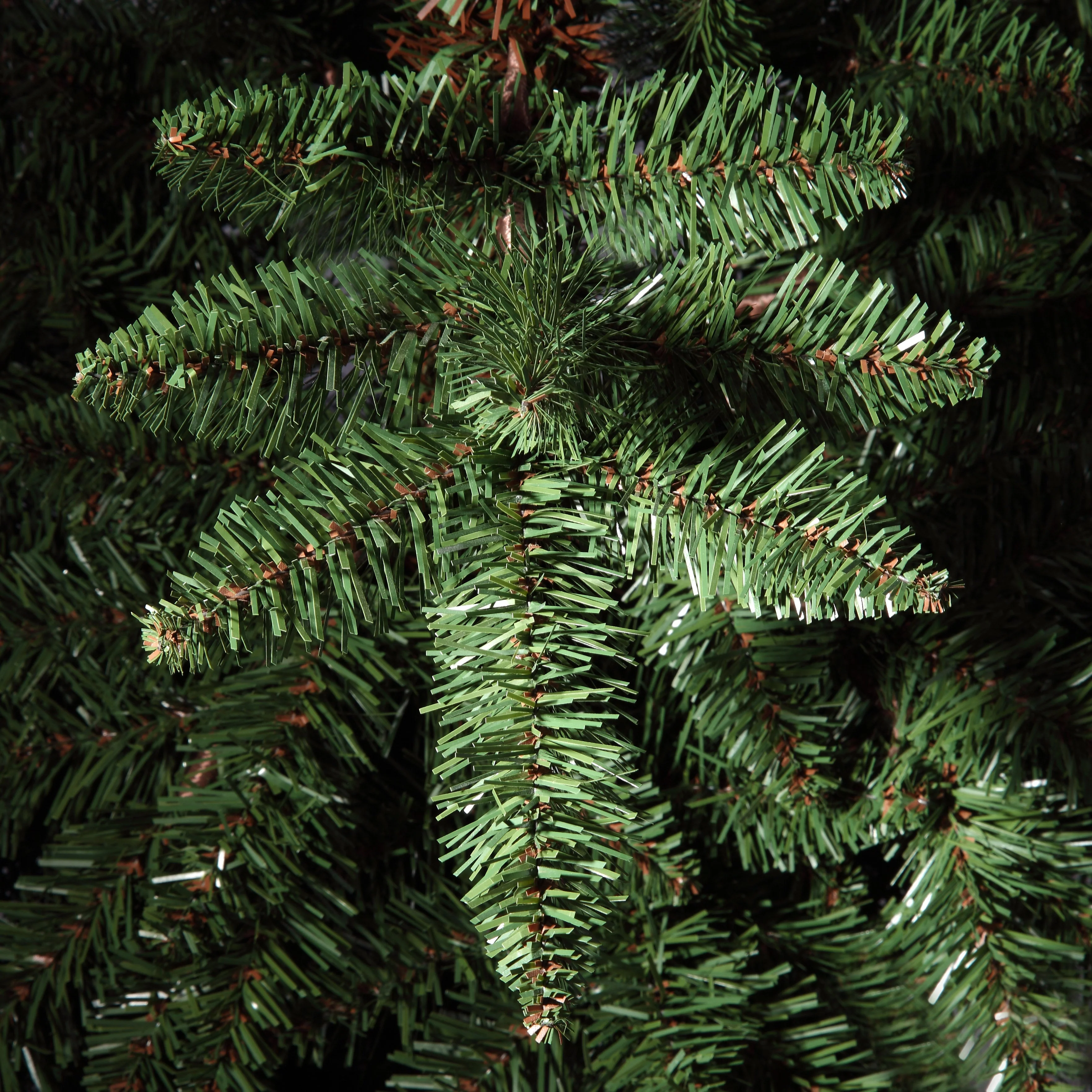 3.5 Foot Berkeley Fir Tree, Unlit in Brown Wood-Look Plastic Pot - Image 5