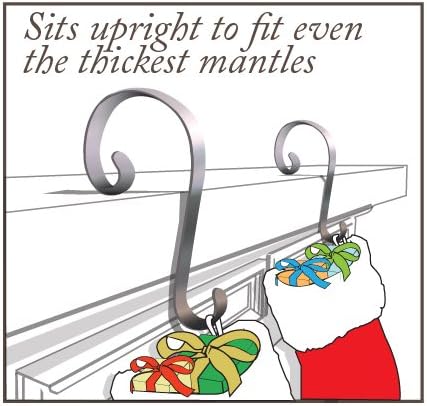Stocking Scrolls - Embossed Holly - Whitewash - Image 5