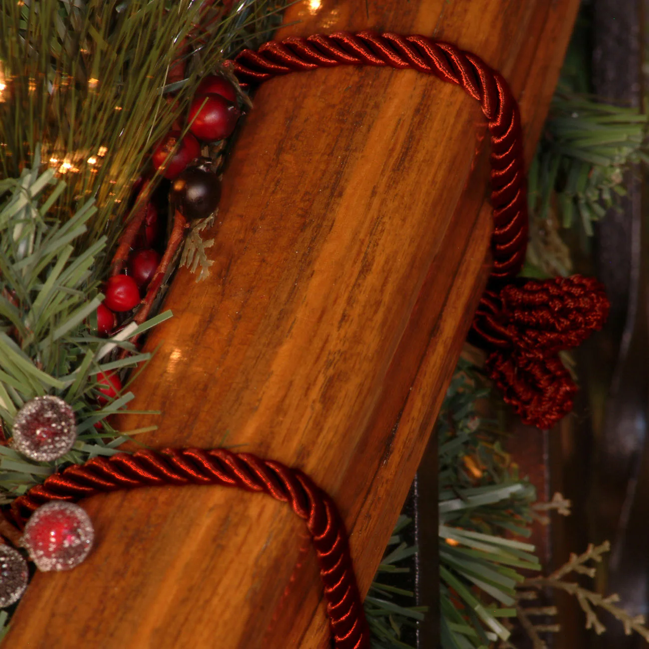Decorative Twist Ties 6 Pack - Burgundy - Image 3