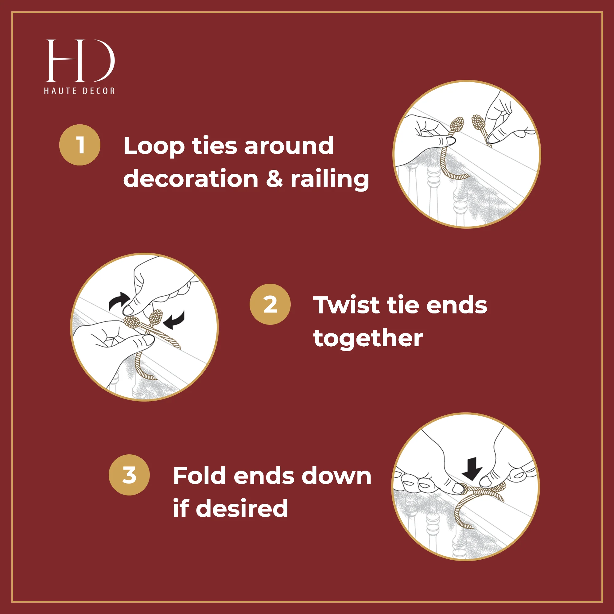 Decorative Twist Ties 6 Pack - Gold/Silver/White - Image 8