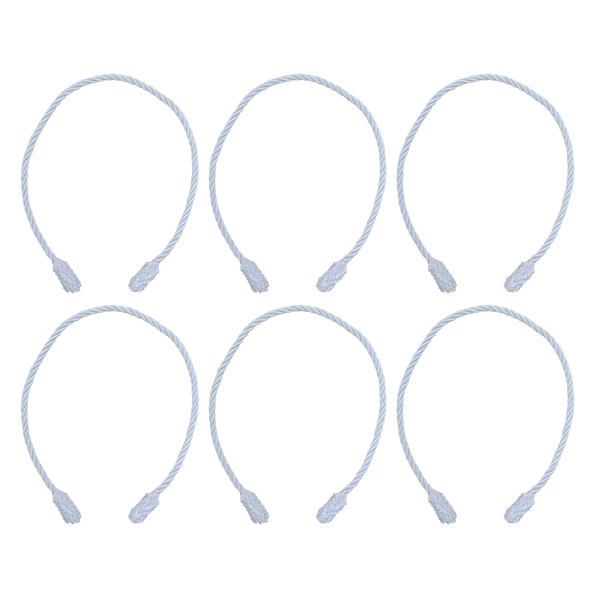 Decorative Twist Ties 6 Pack - White - Image 4