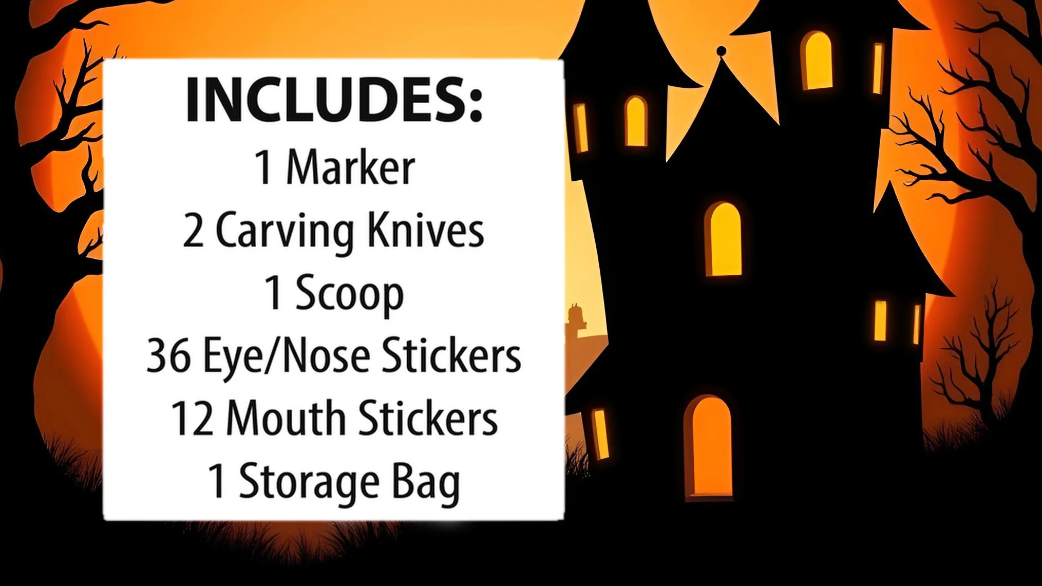 Halloween Pumpkin Carving Kit - Image 9