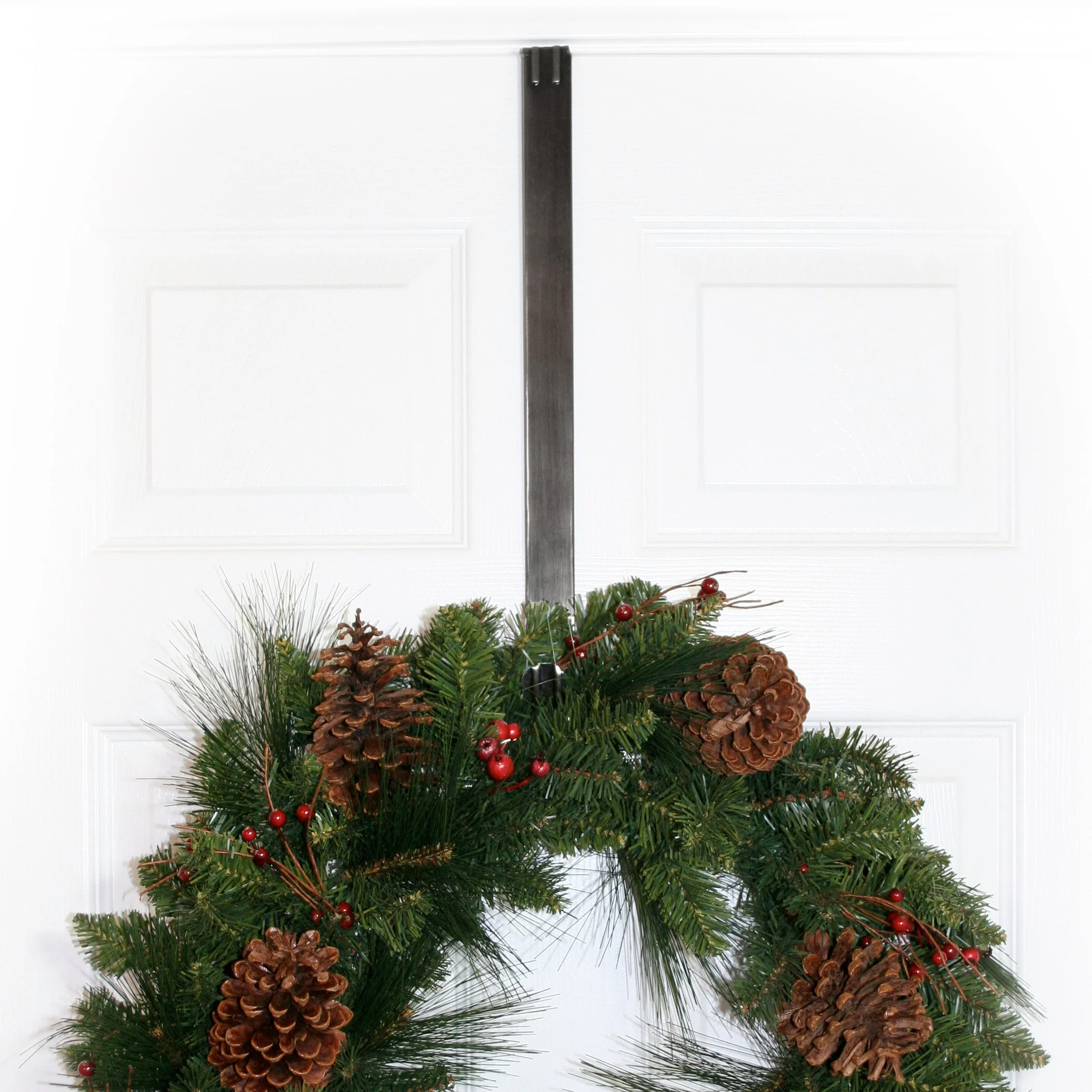 Adapt Adjustable Length Wreath Hanger - 2 Pack - Brushed Nickel - Image 11