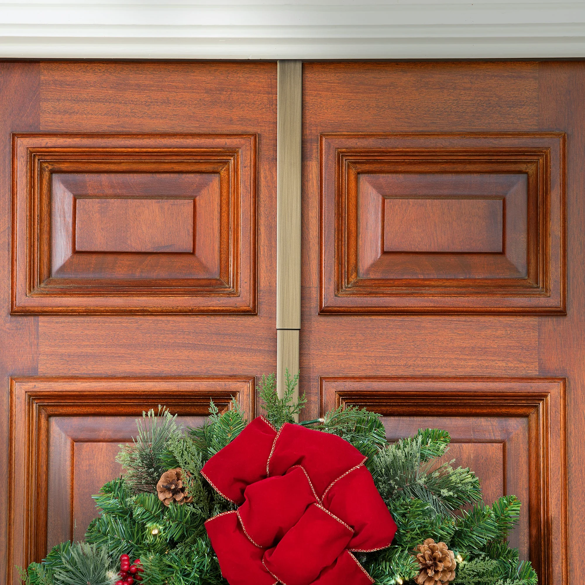 Adapt Adjustable Length Wreath Hanger - Antique Brass - Image 3