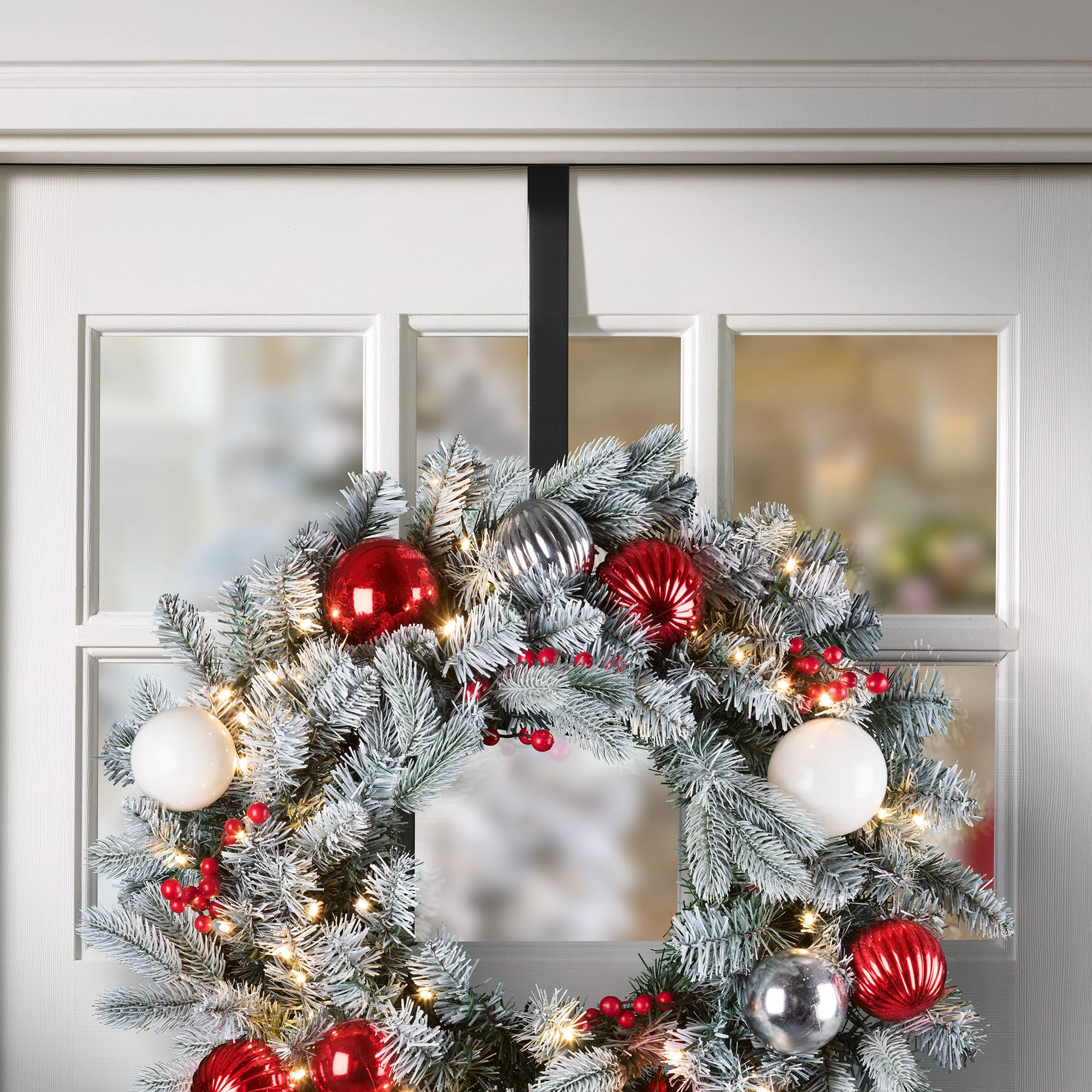 Adapt Adjustable Wreath Hanger, Top & Length Adjustable Version - Matte Black - Image 5
