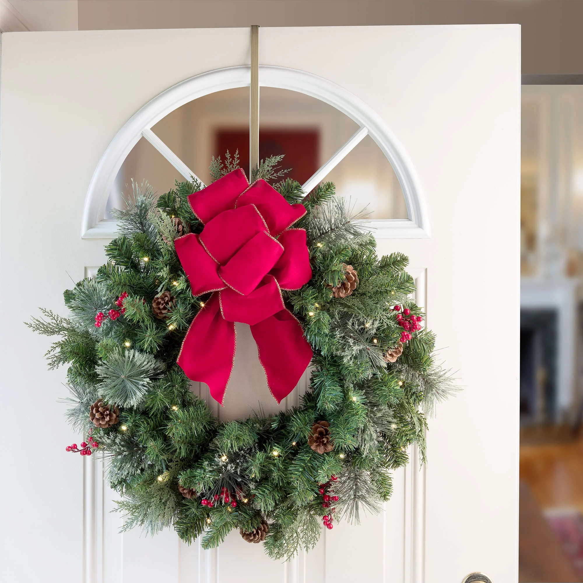HighProfile Wreath Hanger - Antique Brass - Image 3