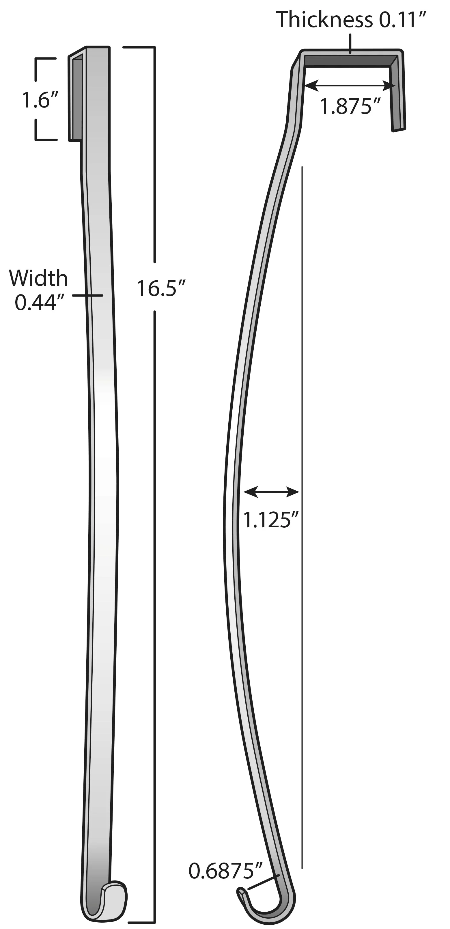HighProfile Wreath Hanger - Holly Pewter - Image 4