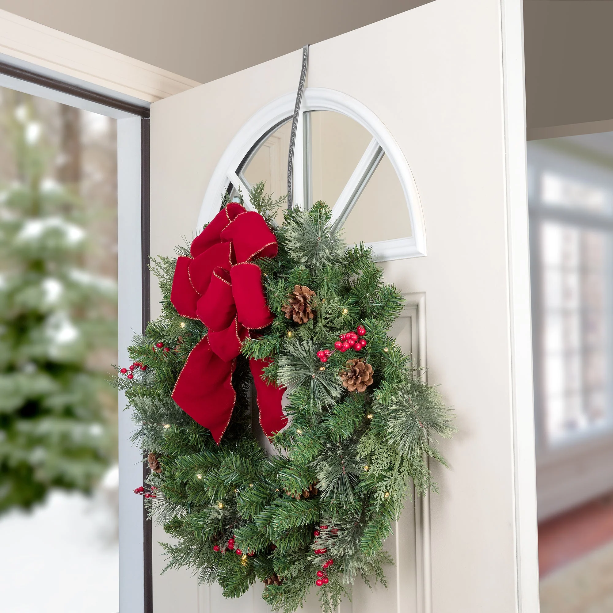 HighProfile Wreath Hanger - Holly Pewter - Image 5