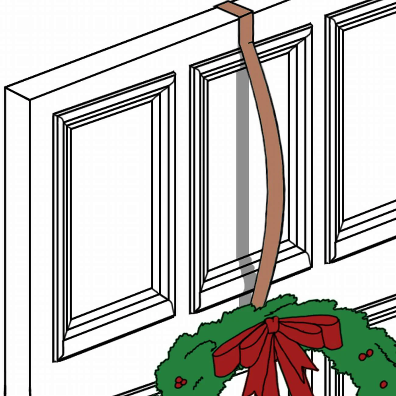 HighProfile Wreath Hanger - Oil-Rubbed Bronze - Image 6