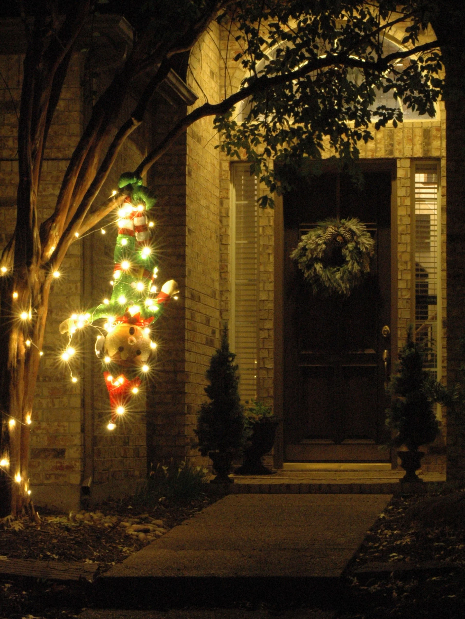55 Inch Tall Inept Elf Boy with Warm LED Lights - Image 3