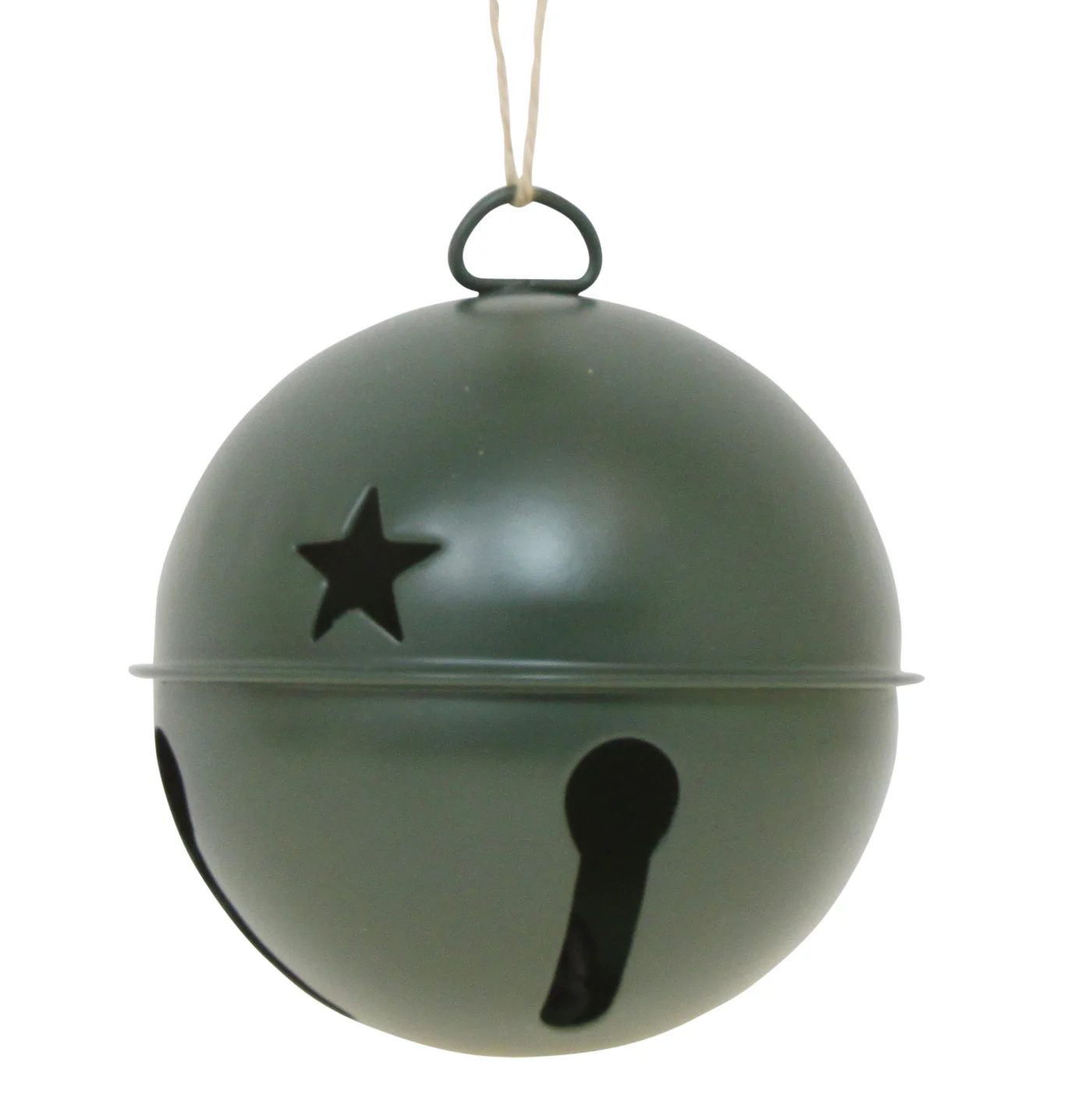 Jingle Bell Ornaments (large version) - 6 Pack - Green - Image 5