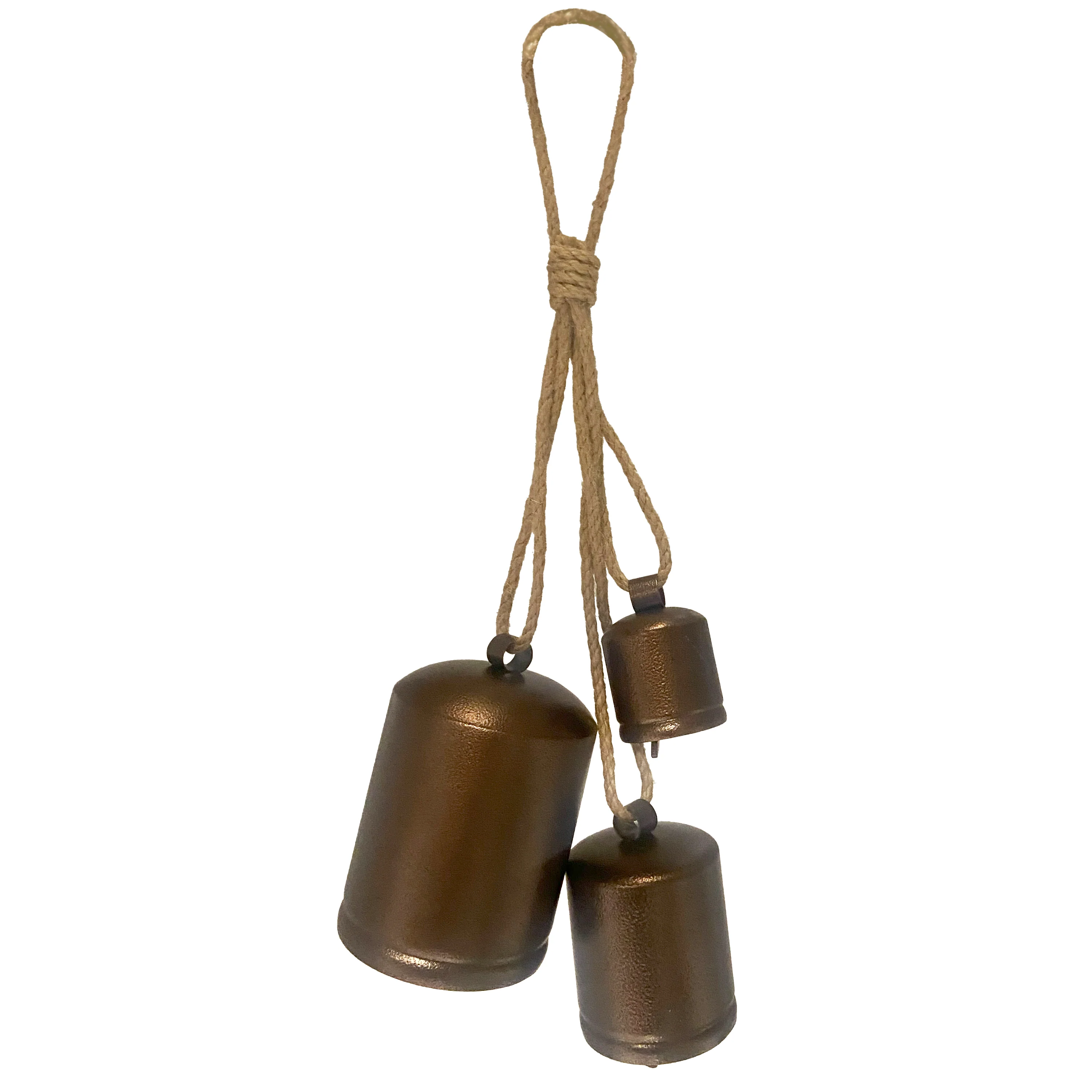 Group of 3 Hanging Jingle Bells Assorted Sizes and Colors - Image 9