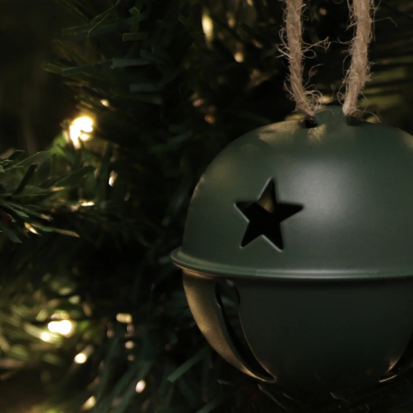 Jingle Bell Ornaments (small version) - 12 Pack - Green - Image 3