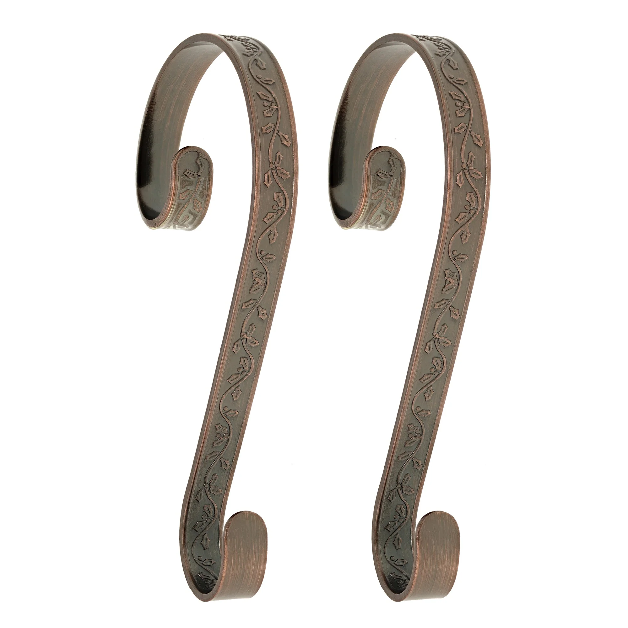 Stocking Scrolls - Embossed Holly-Oil-Rubbed Bronze - Image 3