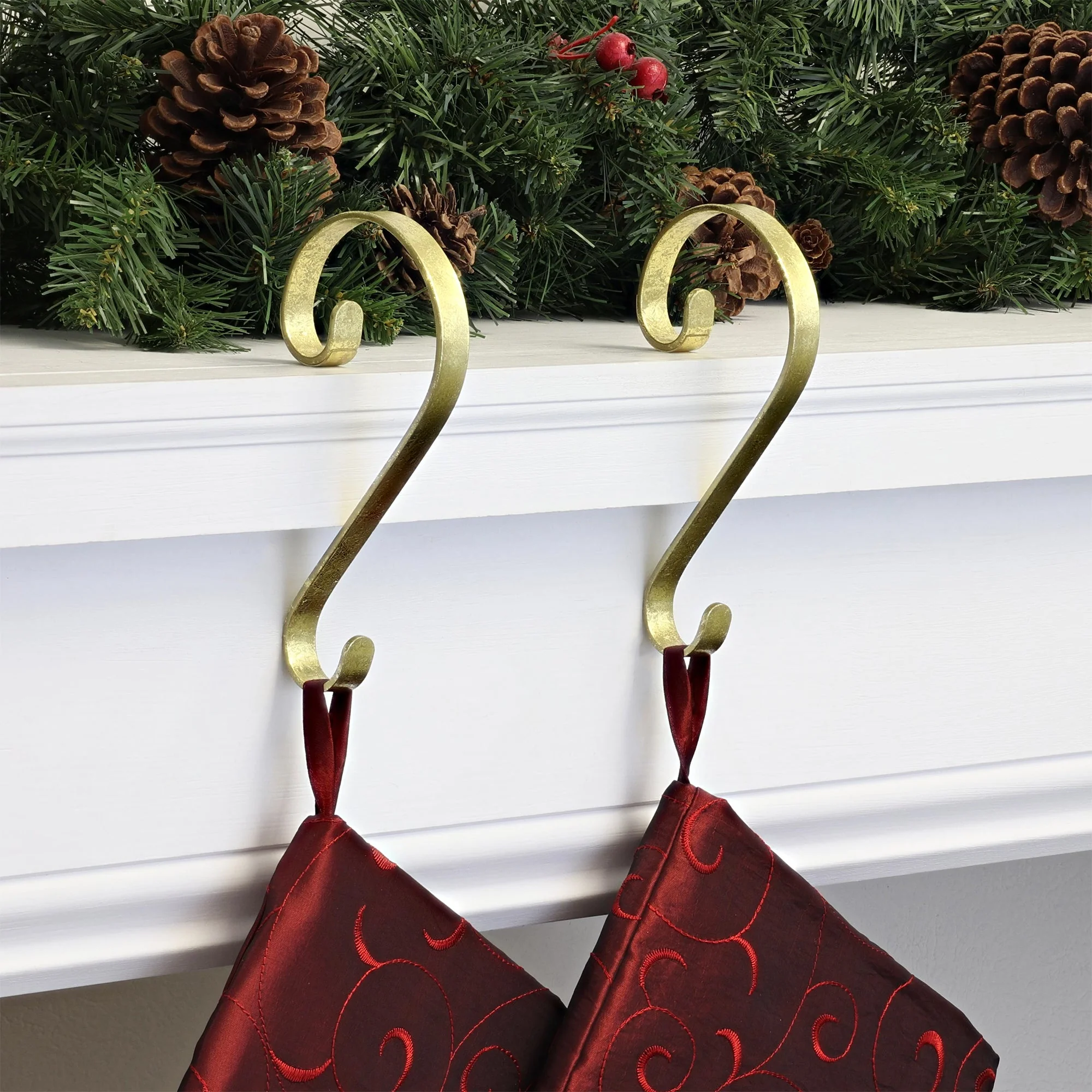 Stocking Scrolls - Gold Foil - Image 4