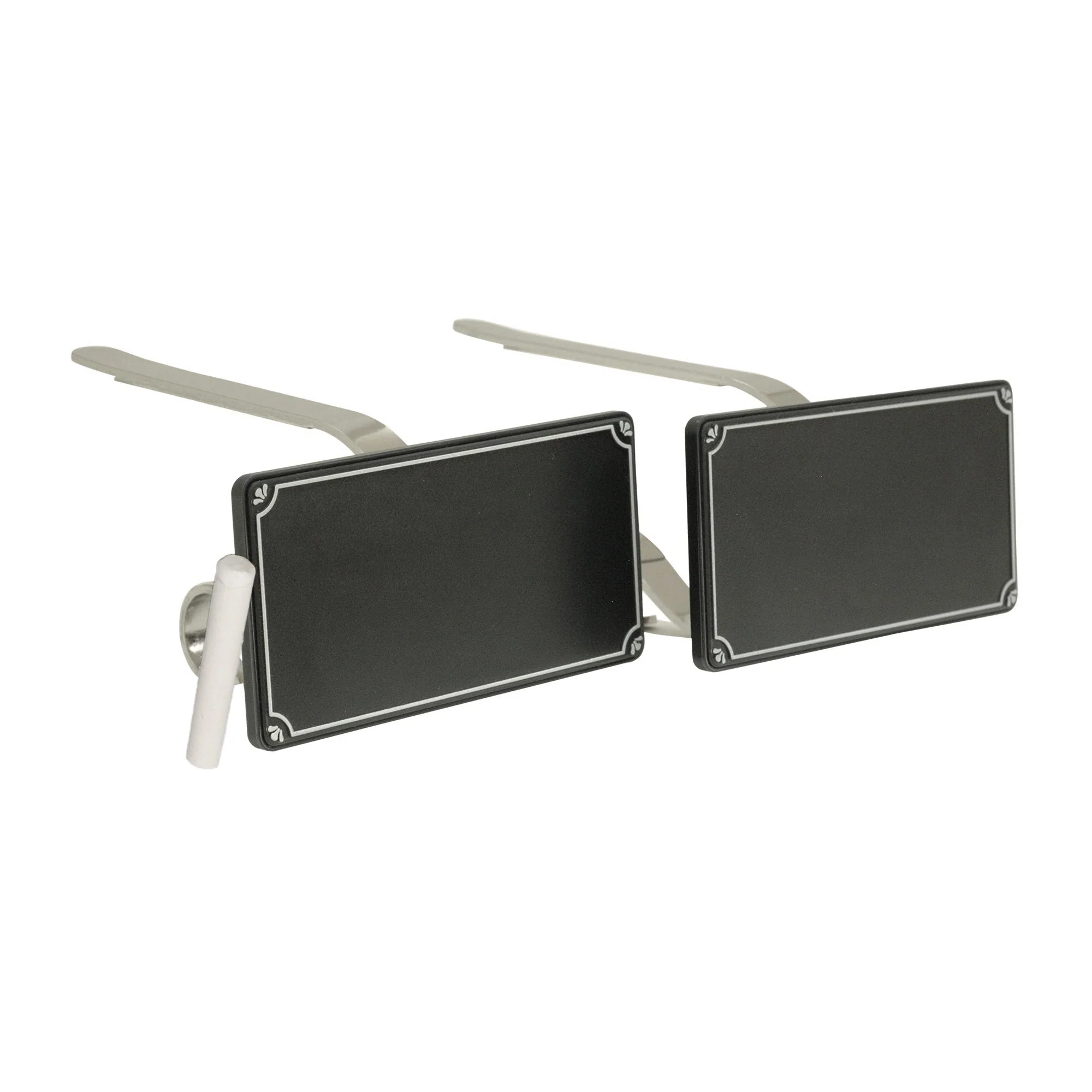 The Original MantleClip Stocking Holder with Chalkboards - Silver - Image 8