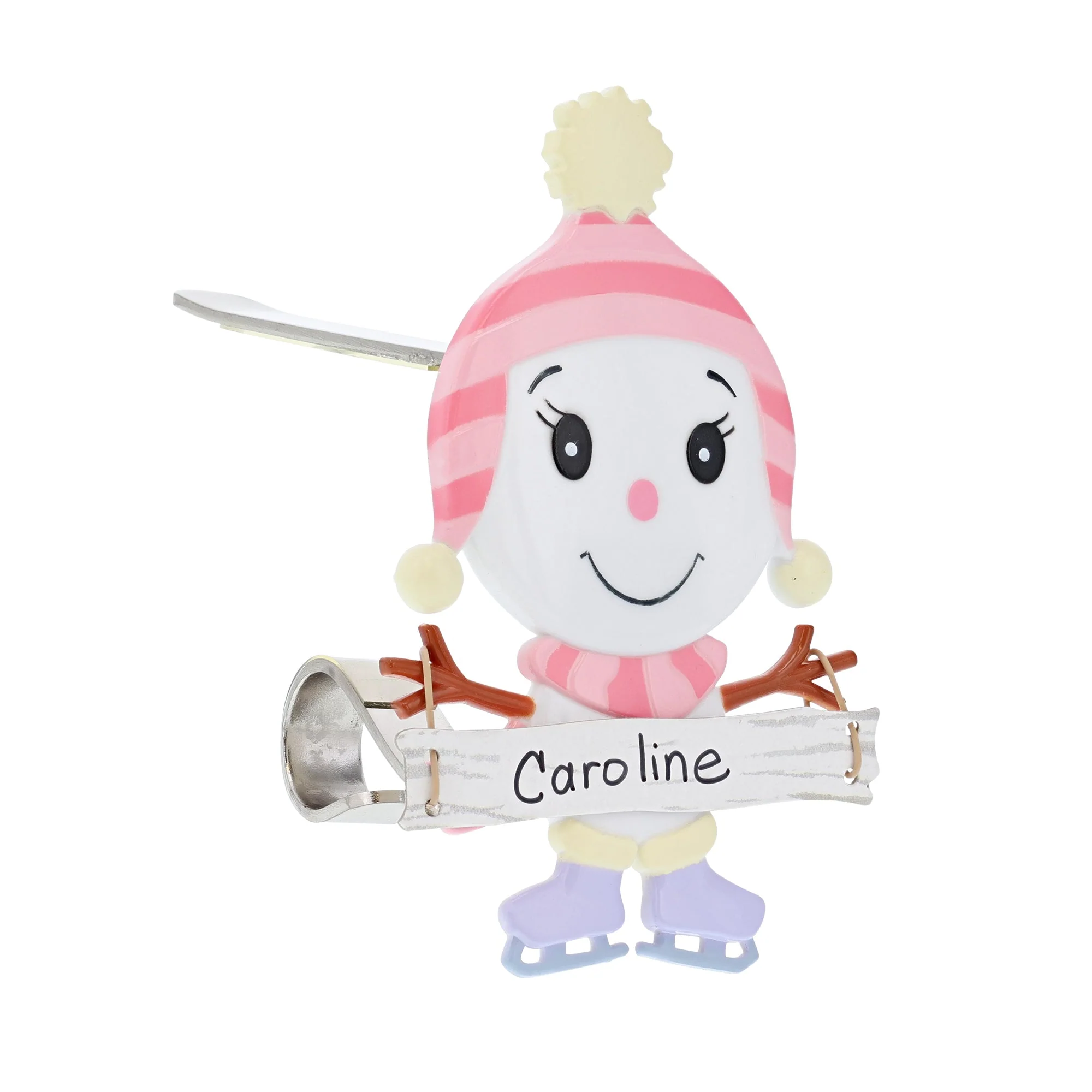 The Original MantleClip Stocking Holder with Snowman Family - Daughter Icon - Image 6