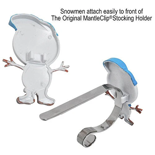 The Original MantleClip Stocking Holder with Snowman Family - Dog Icon - Image 7