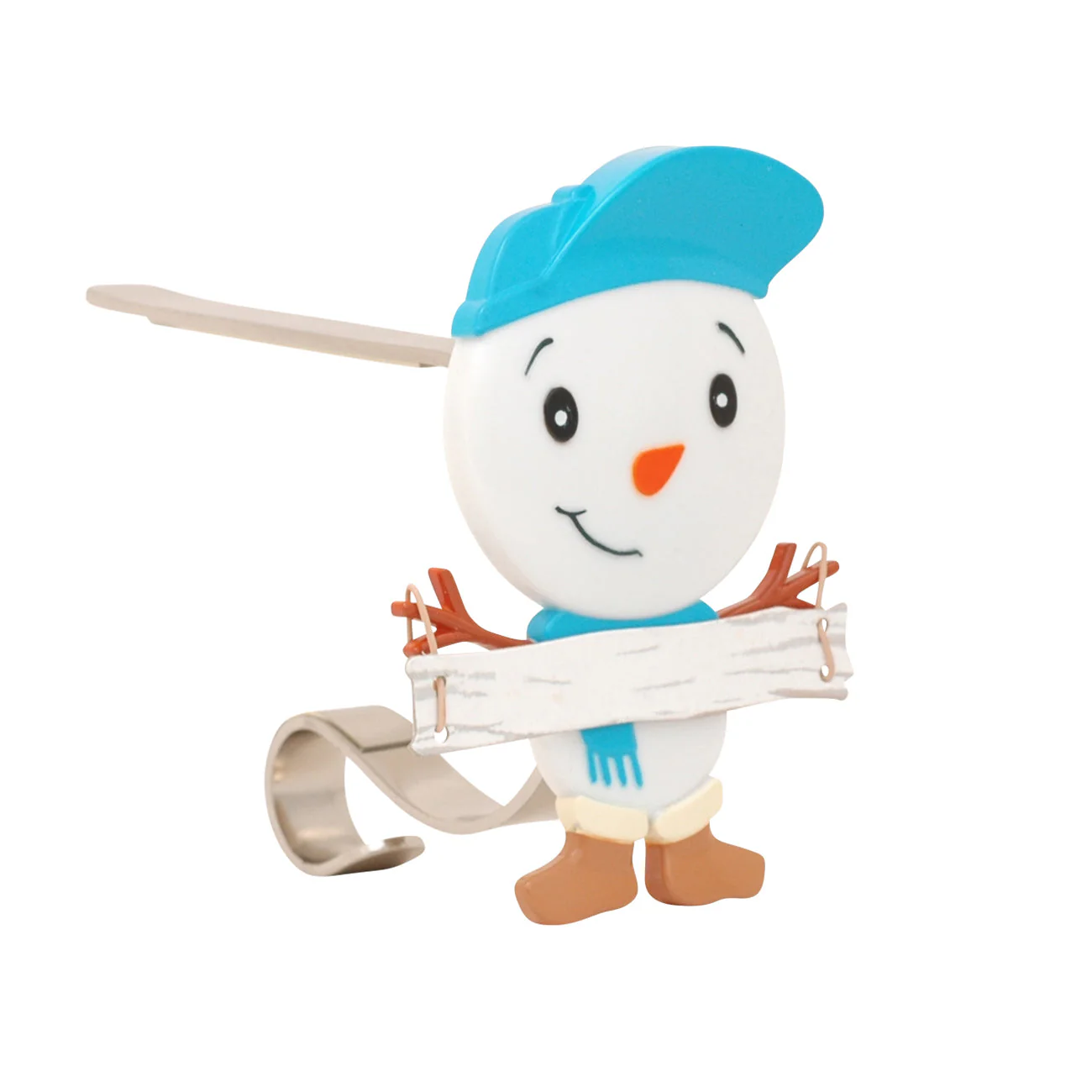 The Original MantleClip Stocking Holder with Snowman Family - Son Icon