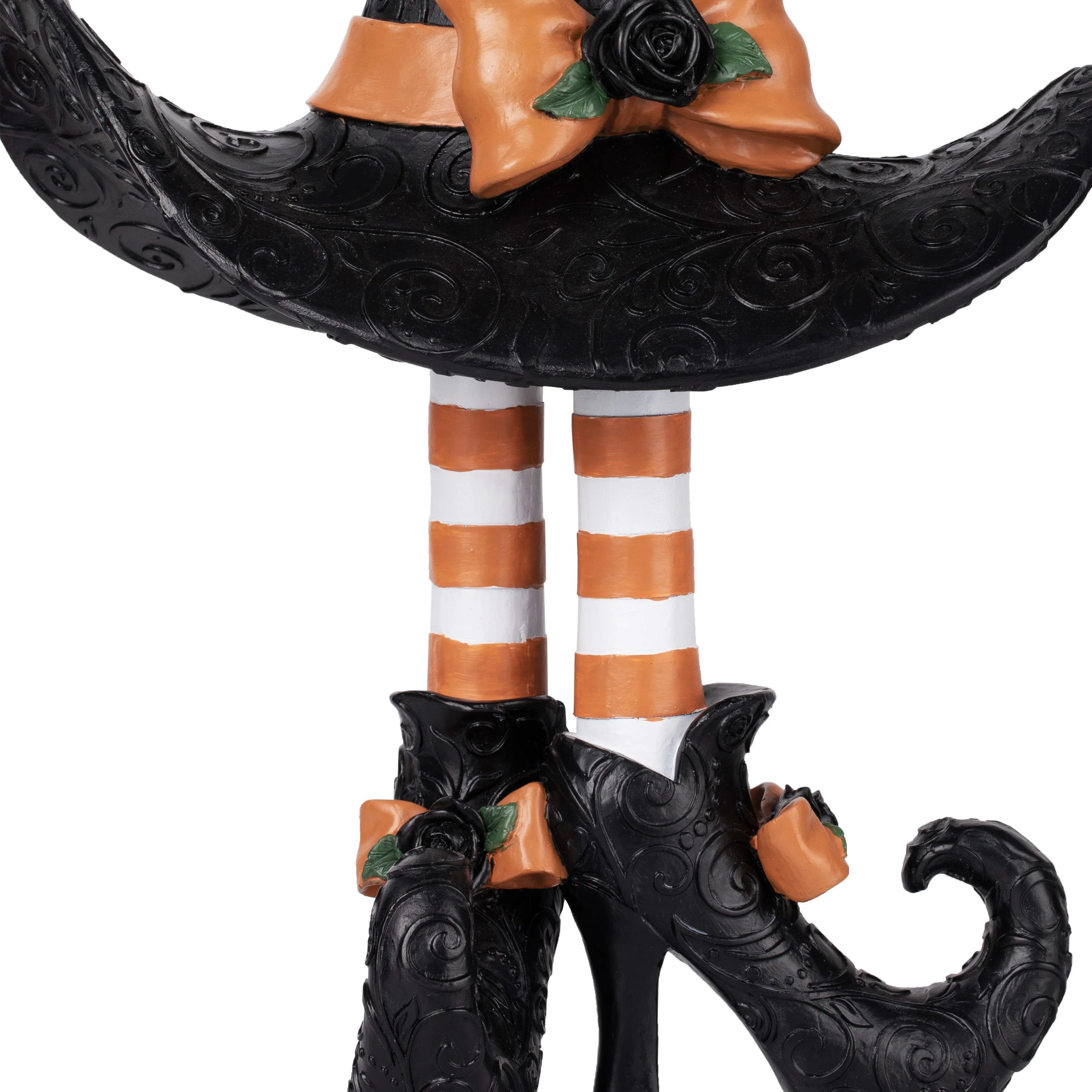 Witch Hat with Legs Figurine Tabletop and Mantel Decor - Image 3